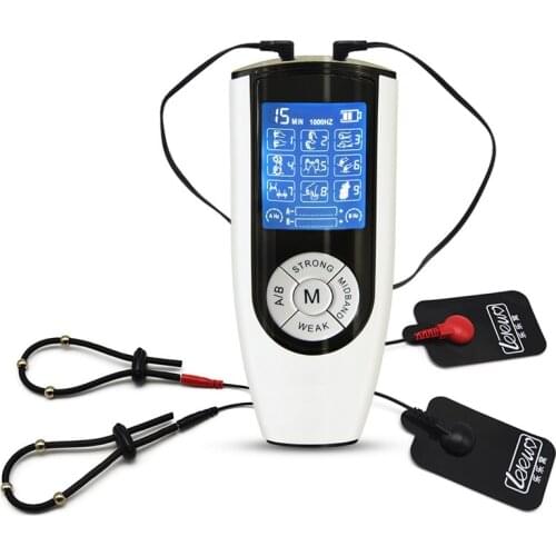 Electro physical shock control unit power box penis lock nipple body electric medical Themed USB rechargeable sex toy