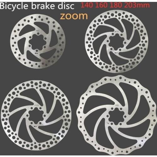 Zoom mountain bike disc brake disc G3 140 160 180 disco freno mtb 203mm road bike 6-pin stainless steel brake disc with screw 44