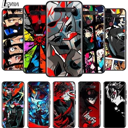 Hot Anime Persona 5 Game For LG G8 G8S G8X V30 V30S V40 V50 V50S V60 Q60 ThinQ 5G Phone Case