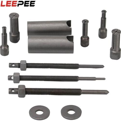 LEEPEE Pulling Extractor Tool Motorcycle Car Inner Bearing Puller Tool Auto Wheel Gear Remover 9mm to 23mm Remover Kit