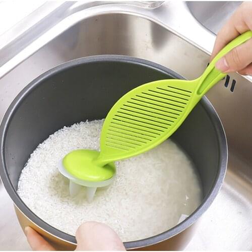 Kitchen Creative Washing Tool Multi-Function Rice Washing Spoon Washing Rice Sieve Not Hurt Hand Household Sink Food Drain Rack