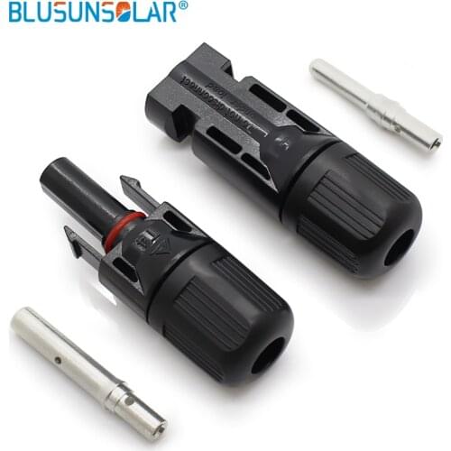 100 pairs lot Europe Wholasale SOLAR PV Male Female M/F Wire Cable Connector Set For Solar Panel PL CN Warehouse