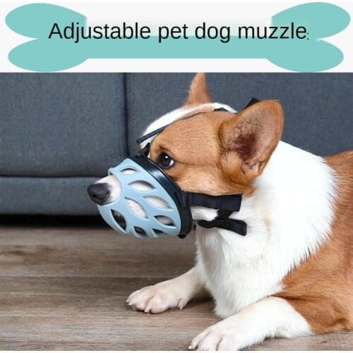 Dog Muzzles Anti-bite and Anti-lick Corgi Poodle Schnauzer Small and Medium-size Dog Muzzle Dog Supplies Dog Accessories