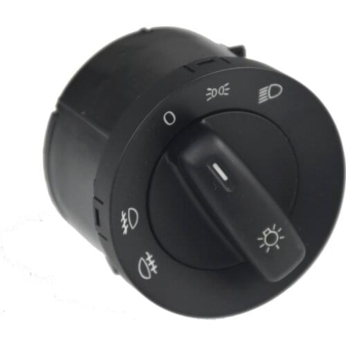 Headlight Control Switch Fog Light Knob For VW Golf MK5 MK6 Caddy Jetta Touran Sagitar Bora 1K0941431Q