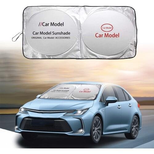 For Toyota Car Windshield Shade Logo Inside The Car Sun Cover Proector Visor Parasol Window Sunshade For Toyota 86 Avalon Camry