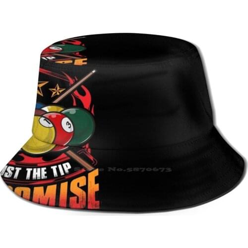 Just The Tip I Promise Pool Cue Billiards Pun FishermanS Hat Bucket Hats Caps Just The Tip I Promise Pool Cue Just The Tip I