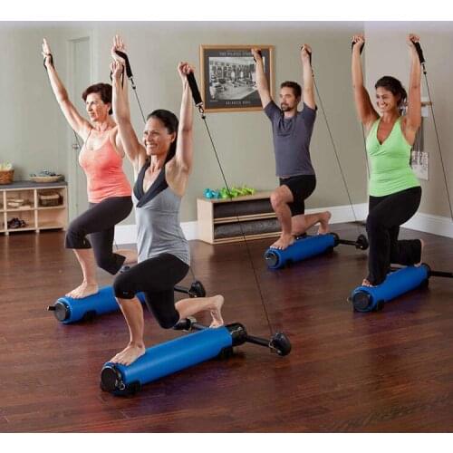 Thickened aluminum tube Pilates roller multi-functional whole body stretching training equipment durable Yoga fitness device