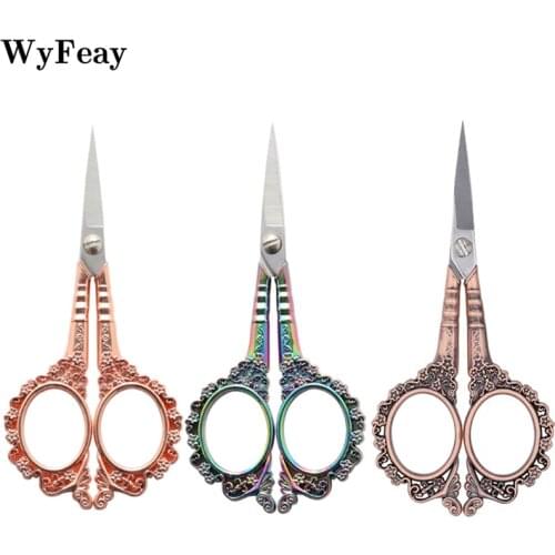 Stainless Steel Vintage Scissors Sewing Fabric Embroidery Needlework Craft Retro Cross-stitch Tailor Scissor Thread Shears Tools