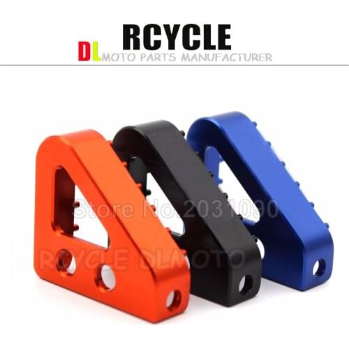 Motorcycle Rear Brake Pedal Step Pointe 6061 machined aluminum For 690 SMC 2008 to 2009 08 2008 08 09 690 SUPERMOTOR