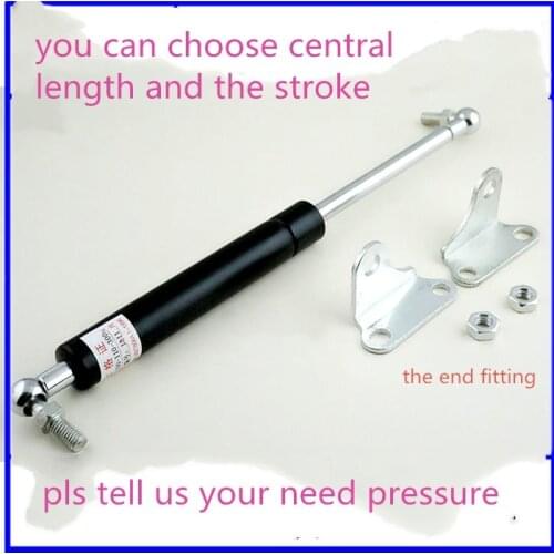 2pcs/lot 50N to 800N force 200-580mm central distance,60-240mm stroke, pneumatic Auto Gas Spring, Lift Prop Gas Spring Damper b