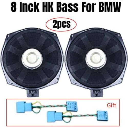 8 Inch HK Bass Car Subwoofer Speaker For BMW F20 F22 F23 F25 F10 F11 F30 F11 3GT F47 F45 F46 F39 X1 X3 Series Loud Speaker