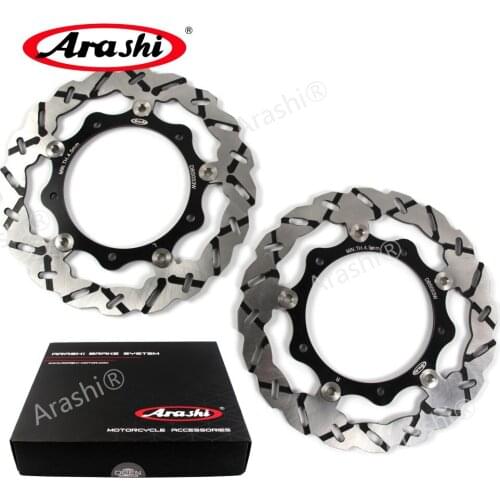 Arashi 1 Pair For YAMAHA XMAX 400 2013-2015 CNC Front Brake Disc Brake Rotors X-MAX YP ABS 400 2014 2015 2016 2017 2018 2019
