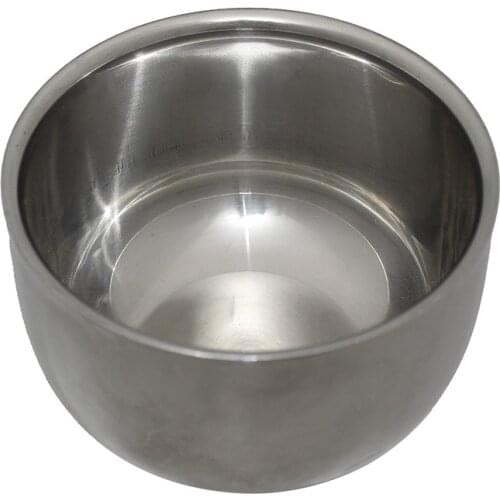 New Durable Stainless Steel Shaving Cream Soap Bowl Heat Insulation Shaving Cleaning Hair Removal Soap Bowl