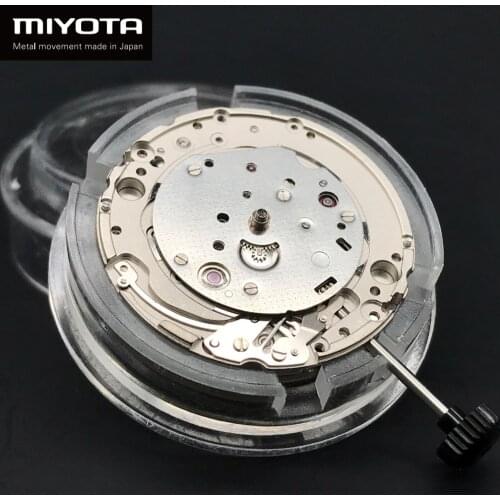 Original Japan MIYOTA Movement 9039 Automatic Self-winding Mechanical 24 Jewels Steel Skeleton Original Clock Replacement Parts