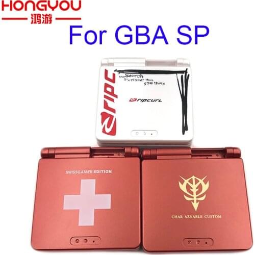 10pcs Limited Edition Full Housing Shell For Nintendo Gameboy Advance SP Game Console Cover Case For GBA SP