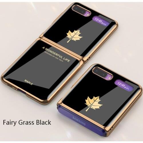 Luxury Fashion New Phone Case For Samsung Flip Creative Top Bottom Cover For Samsung Galaxy Z Flip Anti Fall Protective Funda