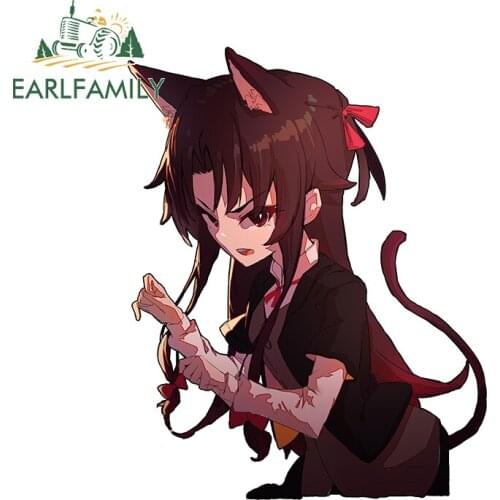 EARLFAMILY 13cm x 10.5cm for Ryuuou No Oshigoto Car Stickers Vinyl Car Wrap Motorcycle Helmet Scratch-proof Waterproof Decal