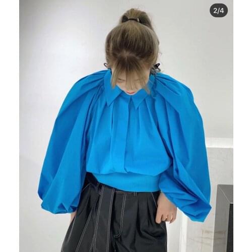 Fyion Blue Blouses