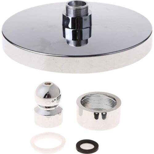 8" inch RGB LED light Round Stainless Steel Rainfall Bathroom Shower Head AU HOT