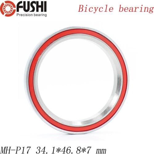 Bike Headset Bearings MH-P17 34.1*46.8*7 mm 45/45 2PCS ACB Road MTB Angular Contact Bicycle Bearing K468 ACB468