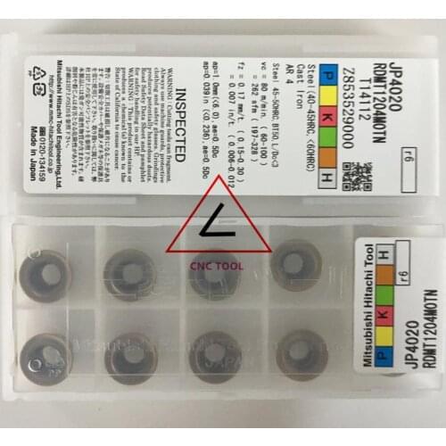 RDMT1204MOTN JP4020 10pcs Hitachi high cutting performance CNC indexable inserts