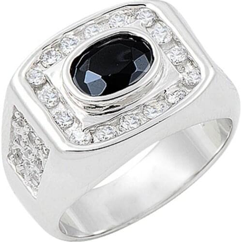 Silver 925 Sterling Zircon Stone Ring