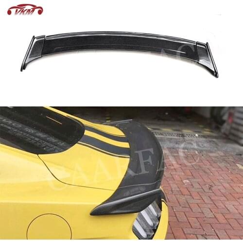 For Mustang Carbon Fiber Rear Boot Spoiler For Ford Mustang Coupe 2-door 2015-2019 CV Style Spoiler 3 PCS/Set