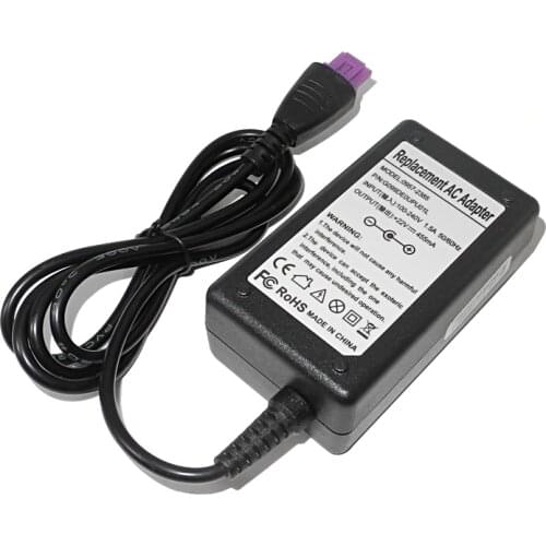 22V 455mA 2-Prong Printer AC Adapter Power Supply Charger for HP Deskjet 1010 1510 1512 2540