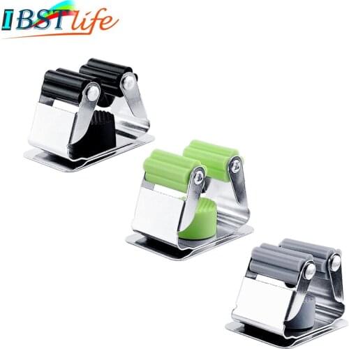 Stainless Steel Fishing Rod Clips Club Positioning Clamps Holder Accessories Fixing Rack Wall Mount Rod Collection Rack Storage