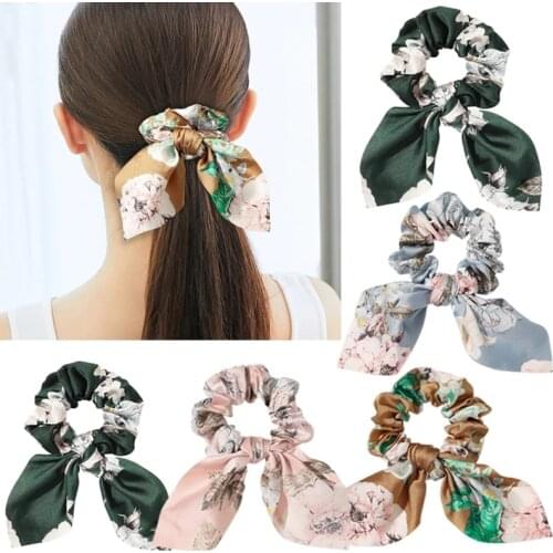 2021 Summer Hair Ties Women Bandanas Floral Print Hairbands for Girls Headbands Hot Fashion Hair Accessories Turban
