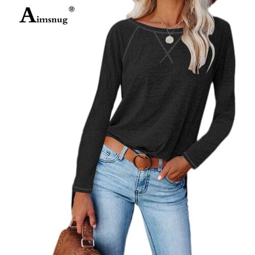 Women Fashion Tops Plus Size Ladies Elegant Leisure Casual T-shirt England Style 2021 Autumn Loose Tees shirt Women Clothing