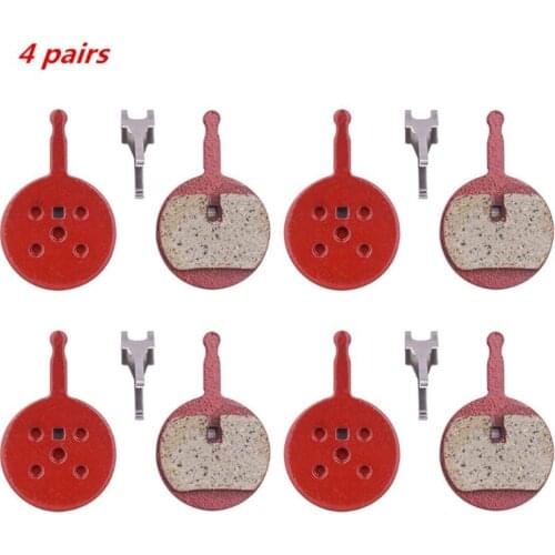 4pair MTB Mountain Bike Semi-Metallic Brake Pads for BB5 Caliper Bicycle Disc Brake Pad Cycling Accessories