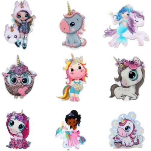 Cartoon Puppy Glitter Acrylic Flatback Planar Resins DIY Sew Bow-knot Phone Case Crafts Phone Case Decor Accessory,5Yc19386