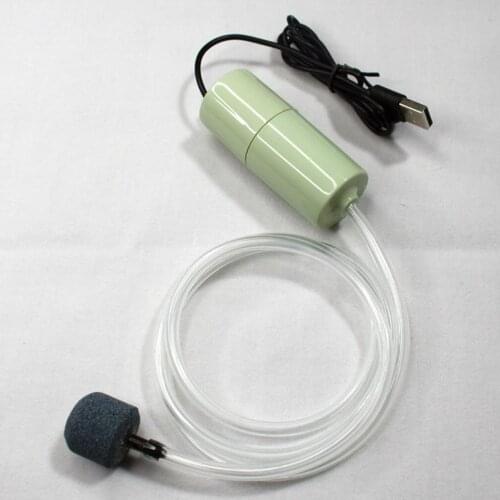 Aquarium Fish Tank USB Oxygen Air Pump Mute Energy Saving Supplies Portable Mini Aquatic Terrarium Fish Tank Accessories
