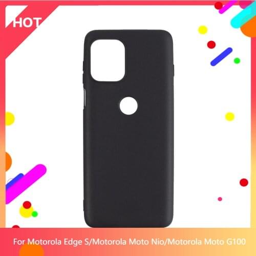 Edge S Case Matte Soft Silicone TPU Back Cover For Motorola Moto Nio Motorola Moto G100 Phone Case Slim shockproof