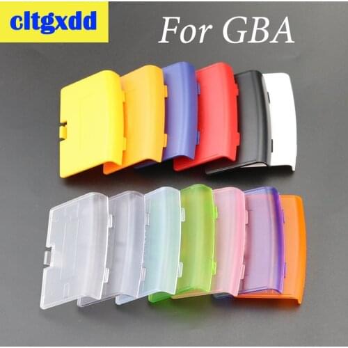 Cltgxdd 100pcs Game console Battery Cover Back Door Lid Replace For Nintendo Gameboy Advance GBA Console Battery cover