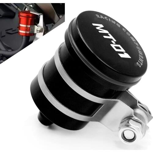 For yamaha MT-01 MT01 MT 01 2004 2005 2006 2007 2008 2009 Motorcycle Rear Brake Fluid Reservoir Clutch Tank Oil Fluid Cup Cover