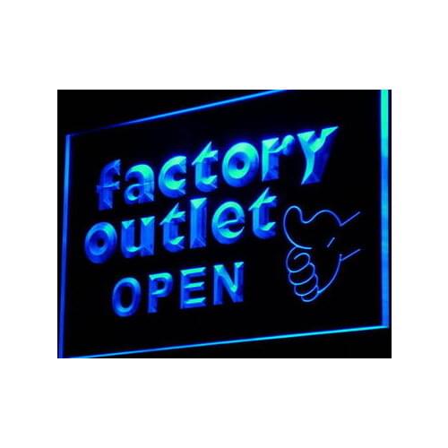 I954 Factory Outlet Open Shop Advertising Light Signs On/Off Switch 20+ Colors 5 Sizes