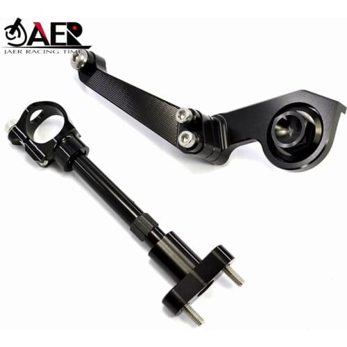 JAER Adjustable Steering Stabilize Damper Bracket For Yamaha R3 2015 2016 2017 2018 YZF-R3 ABS 2017-2018
