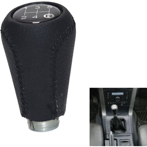 5 Speed Black Leather Car Gear Shift Knob for Great Wall Hover H5 Wingle 3 Gear Shift Handball