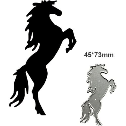 Animal horse Metal Cutting Dies mold Crafts Stencil For DIY Scrapbooking Paper Photo Cards Embossing Craft Knife Mould Cuts Die