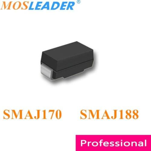 Mosleader 1800pcs SMAJ170 SMAJ188 SMA SMAJ170A SMAJ188A DO214AC SMAJ170CA SMAJ188CA Chinese TVS High quality