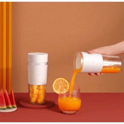 2021 New Xiaomi MIJIA 300ML Mini Blender Mixer Juicer Fruit Food Processor Ice Smoothies Portable 1300mAh USB-C Charge Juicing