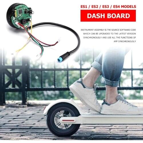 Dashboard for Ninebot ES1 ES2 ES3 ES4 Electric Kickscooter Scooter Circuit Board Parts Panel Display Dash Board Kit Accessories