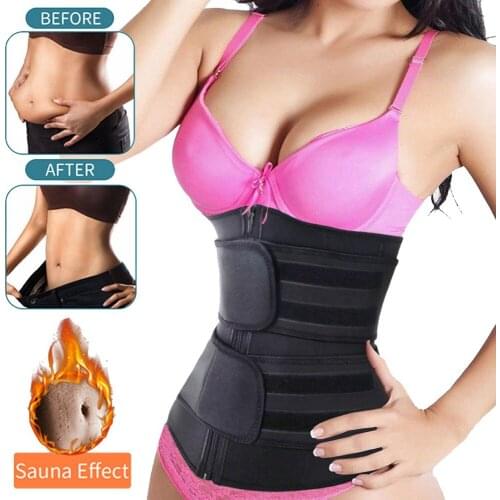 Waist Trainer Belt for Women Reducing Shapers Slimming Trimmer Belt Body Shaper Neoprene Tummy Shapewear Woman Cincher Corset