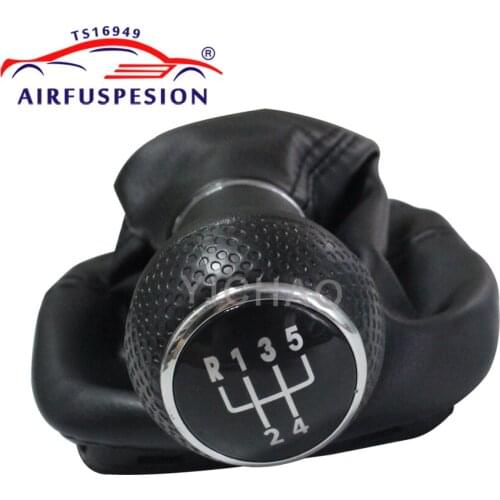 5 Speed Gear Shift Knob Gear Stick Boot Replacement Accessories For Volkswagen VW CADDY II 2 MK2 2004-2009 TOURAN 2003-2010