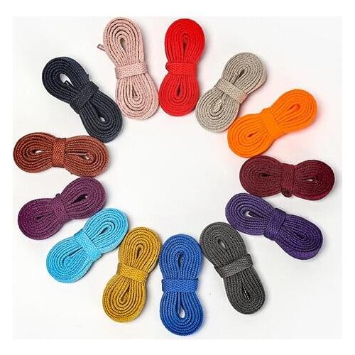 56 colors shoelace A pair of classic flat double hollow woven laces 100CM / 120CM / 140CM / 160CM sports casual laces