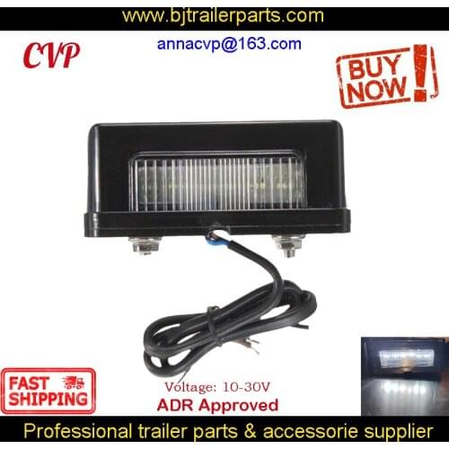 LED Number Plate Lights Trailer License Lamps Truck UTE Caravan 10-30V RV Parts Camper Caravan Accessories