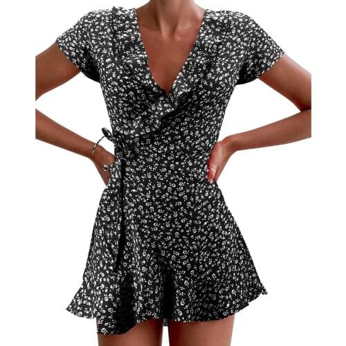 Летние платья с запахом TETYSEYSH China At AliExpress