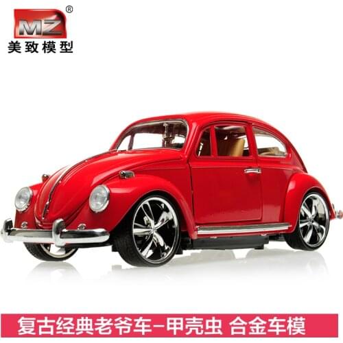 Vintage classic cars vw beetle alloy car model alloy car toy exquisite gift